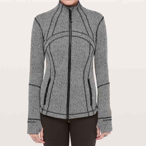 lululemon athletica Jackets & Blazers - Lululemon Define Jacket Teeny Tooth White Black 12